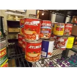 CANS OF DICED TOMATOES - 10 TTL