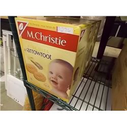 BOX OF MrCRISTIES ARROWROOT COOKIES
