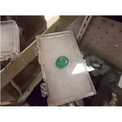 GEMSTONE - OVAL FACETED RICH DEEP GREEN EMERALD GEMSTONE - 8.5CT - RETAIL ESTIMATE $300
