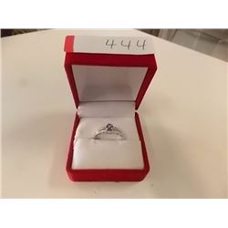 RING - 6.45CT OVAL FACETTED AMETHYST & DIAMOND DINNER RING - VS CLARITY - RETAIL ESTIMATE $450