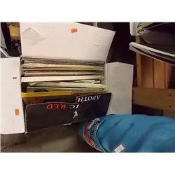 BOX OF ASSORTED RETRO RECORDS