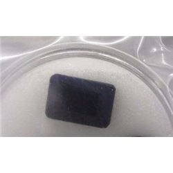 GEMSTONE - EMERALD FACETED BLUE SAPPHIRE