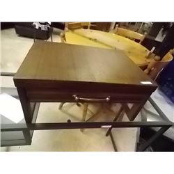 WOOD TABLE TOP / LAPTOP DESK - 1 DRAWER
