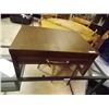 Image 1 : WOOD TABLE TOP / LAPTOP DESK - 1 DRAWER