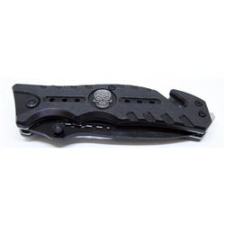 Master USA Skull Spring Assisted Tactical Folding Pocket Knife