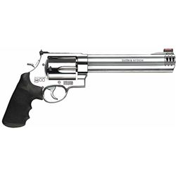 Smith & Wesson 163501 500 Standard Stainless Single/Double 500 Smith & Wesson 8.4" 5 Black Synthetic