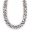 Image 2 : 18 CTW Solitaire VS/SI Graduated Diamond Necklace 14K Rose Gold - REF-1009M3F - 40203
