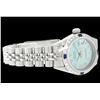 Image 3 : Rolex Men's Stainless Steel, QuickSet, Roman Dial with Diam/Sapphire Bezel - REF-441Y8X