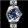 Image 2 : Rolex Ladies Stainless Steel, Diamond Dial & Diamond Bezel, Saph Crystal - REF-355H6W