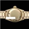 Image 4 : Rolex Men's 18K Yellow President, QuickSet, Diamond Dial & Diamond Bezel - REF-1243W6K
