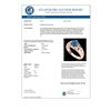 Image 3 : 1 CTW Intense Blue Diamond Solitaire Engagement Art Deco Ring 18K Rose Gold - REF-190M9F - 37531