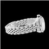 Image 4 : Rolex Men's Stainless Steel, QuickSet, Diam Dial & Diam/Ruby Bezel - REF-474R5Z