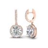 Image 2 : 4.50 CTW VS/SI Diamond Certified Designer 14K Rose Gold - REF-1685F9M - 23182