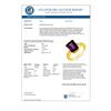 Image 2 : 4.25 CTW Amethyst & Diamond Ring 14K Yellow Gold - REF-44N4Y - 10412