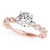 Image 1 : 1.5 CTW Certified VS/SI Diamond Solitaire Ring 18K Rose Gold - REF-375M6F - 27484