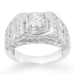 2.05 CTW Certified VS/SI Diamond Ring 14K White Gold - REF-278F8M - 10711