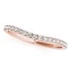 Image 5 : 1.4 CTW Certified VS/SI Diamond Solitaire 2Pc Wedding Set 14K Rose Gold - REF-226X4T - 32010