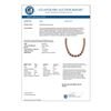 Image 3 : 55.5.0 CTW Ruby & VS/SI Certified Diamond Eternity Necklace 10K Yellow Gold - REF-361X8T - 29432