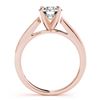 Image 4 : 1.07 CTW Certified VS/SI Diamond Solitaire 2Pc Wedding Set 14K Rose Gold - REF-197M3F - 31740