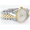 Image 2 : Rolex Ladies Two Tone 14K Gold/SS, Diamond Dial & Diamond Bezel, Saph Crystal - REF-363F3M