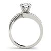Image 5 : 1.15 CTW Certified VS/SI Diamond Bypass Solitaire Ring 18K White Gold - REF-363M5F - 27678