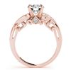 Image 2 : 1 CTW Certified VS/SI Diamond Solitaire Antique Ring 18K Rose Gold - REF-191X3T - 27409