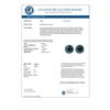 Image 3 : 1.97 CTW Certified Intense Blue SI Diamond Solitaire Stud Earrings 10K White Gold - REF-249N6Y - 366