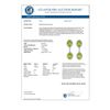 Image 2 : 8.10 CTW Peridot & Diamond Earrings 10K White Gold - REF-68K2R - 10311