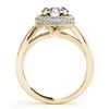 Image 5 : 1.4 CTW Certified VS/SI Diamond Solitaire Halo Ring 18K Yellow Gold - REF-225N6Y - 27005