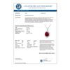 Image 2 : 3.70 CTW Ruby & Diamond Pendant 14K White Gold - REF-56Y5N - 13830