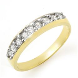 0.33 CTW Certified VS/SI Diamond Ring 10K Yellow Gold - REF-37X8T - 12772