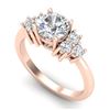 Image 1 : 1.5 CTW VS/SI Diamond Solitaire Ring 18K Rose Gold - REF-409F3M - 36939