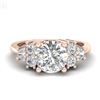Image 2 : 1.5 CTW VS/SI Diamond Solitaire Ring 18K Rose Gold - REF-409F3M - 36939