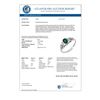 Image 3 : 0.57 CTW Emerald & Diamond Ring 18K White Gold - REF-30W8H - 12583