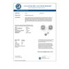 Image 3 : 1.06 CTW Cushion Cut VS/SI Diamond Stud Designer Earrings 14K White Gold - REF-174R5K - 32151