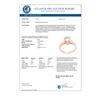 Image 2 : 1.0 CTW Certified VS/SI Diamond Ring 14K Rose Gold - REF-274K2R - 11547