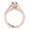 Image 4 : 1.2 CTW Certified VS/SI Diamond Solitaire 2Pc Wedding Set 14K Rose Gold - REF-159W3H - 31623