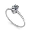Image 2 : 1.0 CTW VS/SI Oval Cut Diamond Solitaire Engagement Ring 18K White Gold - REF-287K4R - 35892