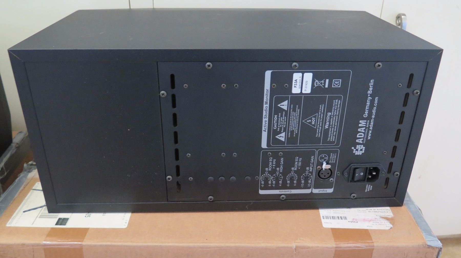 P33a Pair Adam Audio P33A Powered Studio Monitor A Speaker w/ Original Box ...