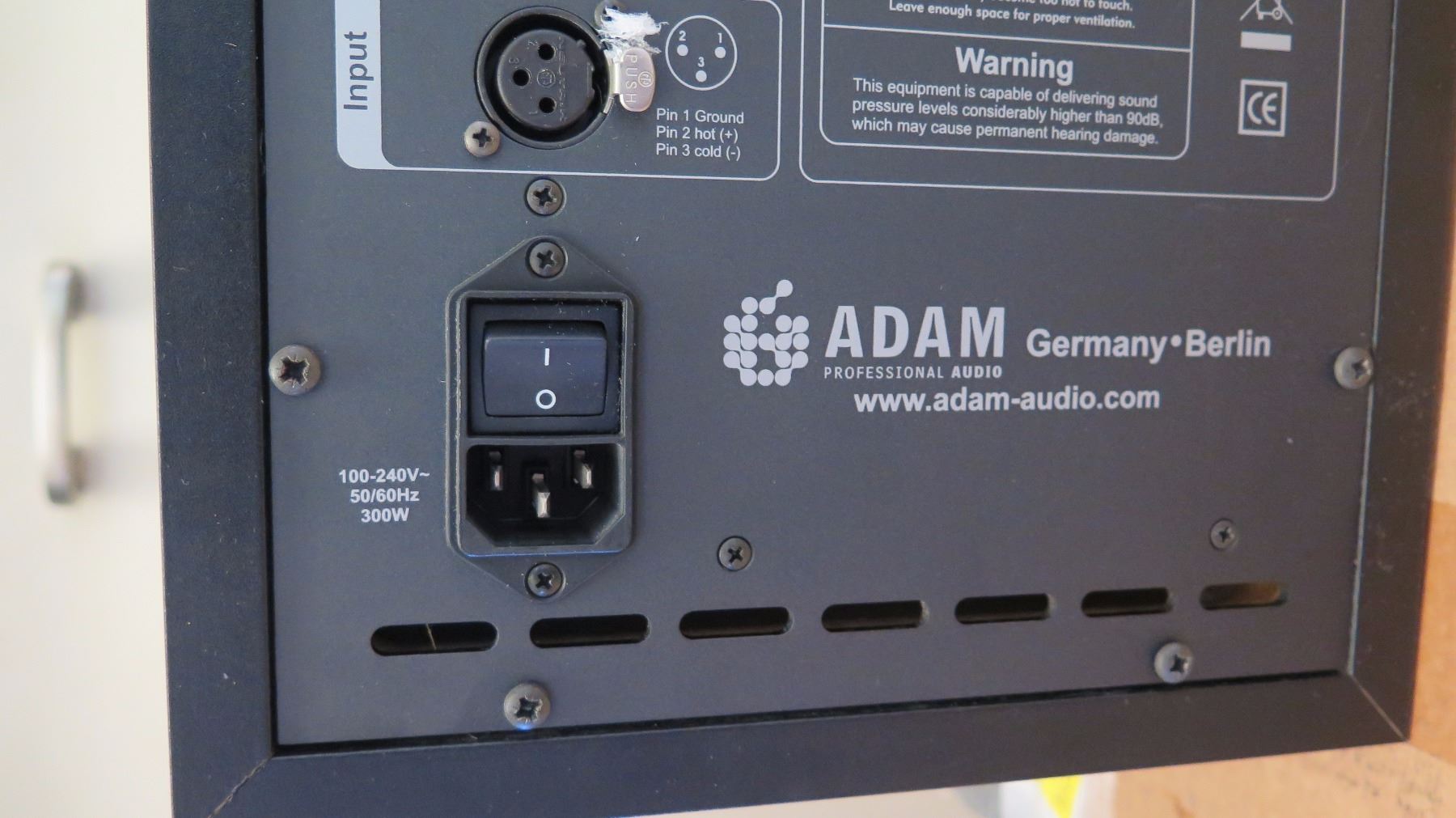 P33a Pair Adam Audio P33A Powered Studio Monitor A Speaker w/ Original Box ...