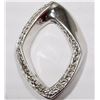 Image 1 : #1-STERLING SILVER DIAMOND (APPROX 2.00G) APRIL