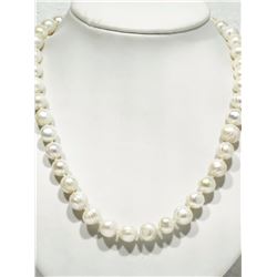 #4-STERLING SILVER CLASP FRESHWATER PEARL