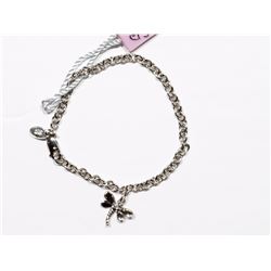 #13-STERLING SILVER DIAMOND (APPROX 3.25G) 6"