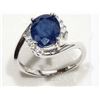 Image 1 : #19-STERLING SILVER SAPPHIRE (APPROX 3.40G) &