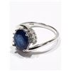 Image 2 : #19-STERLING SILVER SAPPHIRE (APPROX 3.40G) &