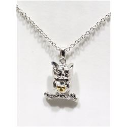 #23-STERLING SILVER RHODIUM PLATED DIAMOND