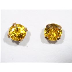 #24-10KT YELLOW GOLD YELLOW SAPPHIRE (0.60CT)