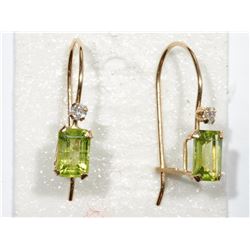 #25-10KT YELLOW GOLD PERIDOT (1.25CT) &