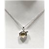 Image 1 : #27-STERLING SILVER RHODIUM PLATED DIAMOND