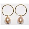 Image 1 : #28-14KT YELLOW GOLD PEARL (APPROX 1.50G)